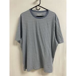 VINEYARD VINES Men's Short Sleeve Pima Cotton Crewneck T-Shirt XXL Blue Stripes